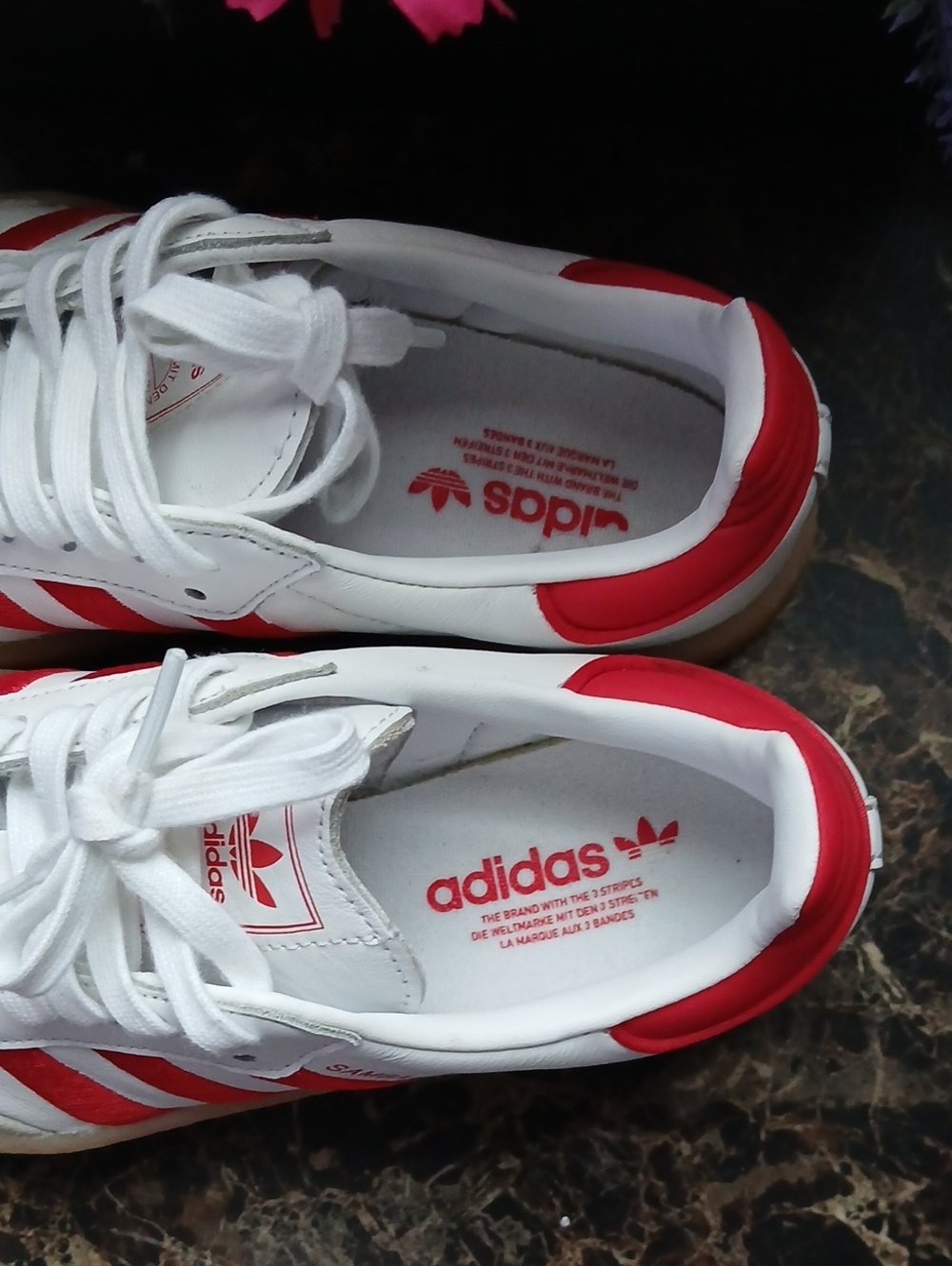 Adidas Sambae Platform/Athletic 3 Stripe Shoes Size 6.5 Women - Picture 12 of 12